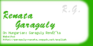 renata garaguly business card
